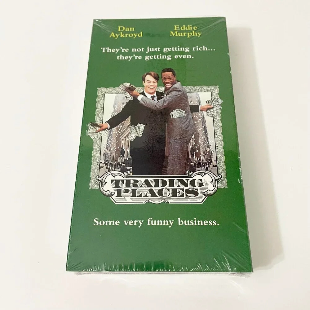 Vintage 1991 Trading Places VHS Tape Movie